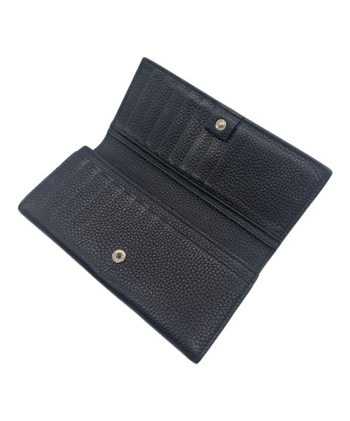 GUCCI（グッチ）GUCCI (グッチ) GUCCI 長財布ドリアン ブラックの古着・服飾アイテム