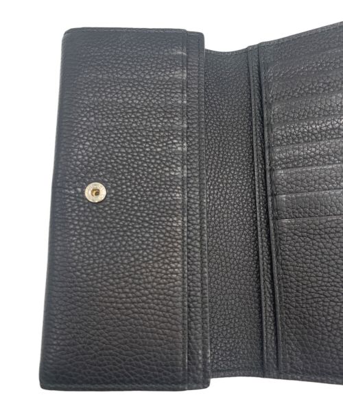 GUCCI（グッチ）GUCCI (グッチ) GUCCI 長財布ドリアン ブラックの古着・服飾アイテム
