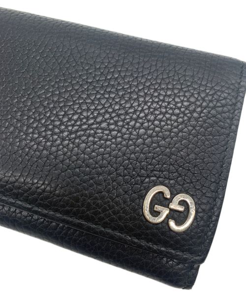 GUCCI（グッチ）GUCCI (グッチ) GUCCI 長財布ドリアン ブラックの古着・服飾アイテム