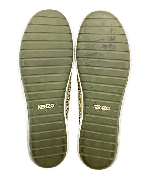 KENZO（ケンゾー）KENZO (ケンゾー) スニーカー ブラウン×イエロー サイズ:42の古着・服飾アイテム