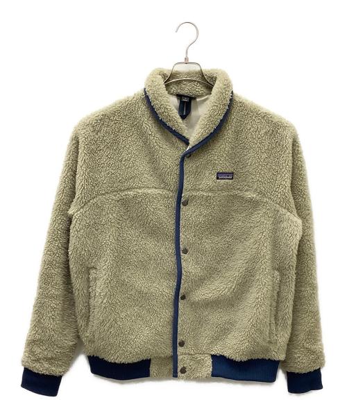 Patagonia（パタゴニア）Patagonia (パタゴニア) フリースジャケット ブルー×ベージュ サイズ:Lの古着・服飾アイテム