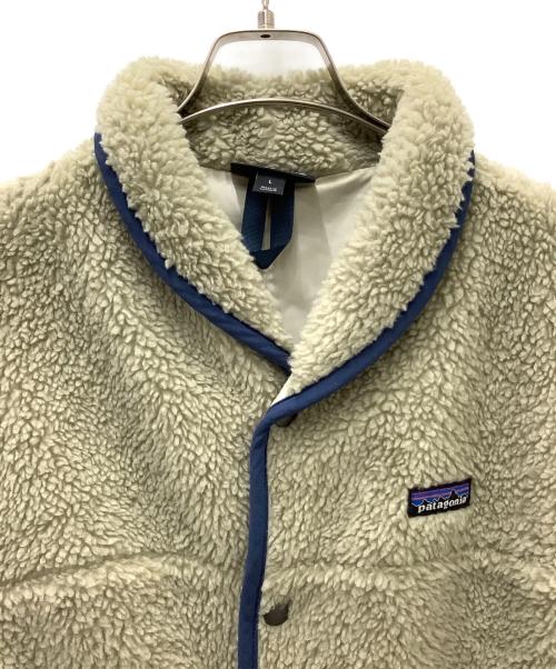 Patagonia（パタゴニア）Patagonia (パタゴニア) フリースジャケット ブルー×ベージュ サイズ:Lの古着・服飾アイテム