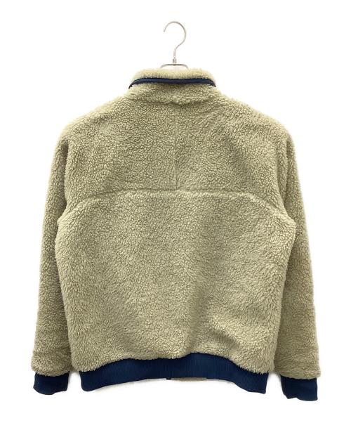 Patagonia（パタゴニア）Patagonia (パタゴニア) フリースジャケット ブルー×ベージュ サイズ:Lの古着・服飾アイテム