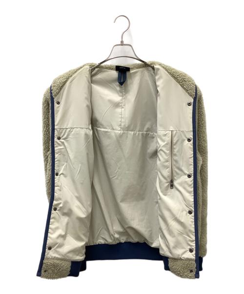 Patagonia（パタゴニア）Patagonia (パタゴニア) フリースジャケット ブルー×ベージュ サイズ:Lの古着・服飾アイテム