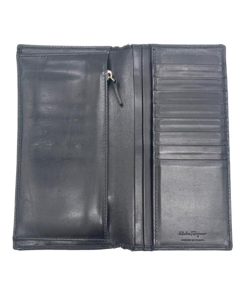 Salvatore Ferragamo（サルヴァトーレ フェラガモ）Salvatore Ferragamo (サルヴァトーレ フェラガモ) 長財布 ブラックの古着・服飾アイテム