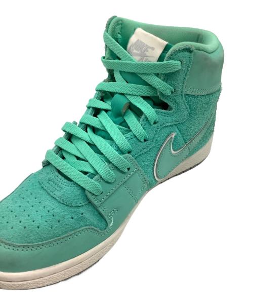NIKE（ナイキ）NIKE (ナイキ) ハイカットスニーカー エメラルドグリーン サイズ:25.5cmの古着・服飾アイテム