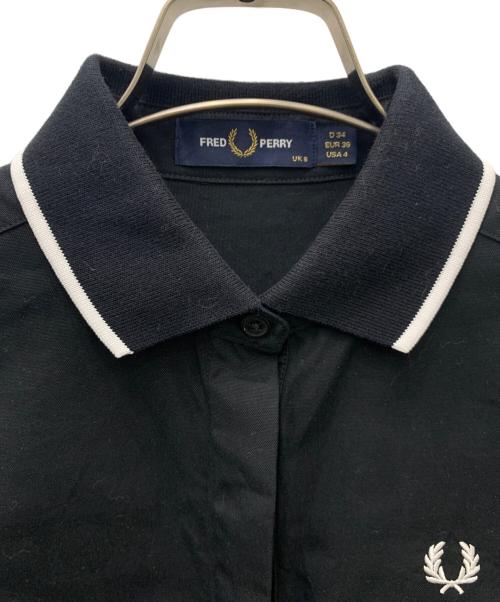 FRED PERRY（フレッドペリー）FRED PERRY (フレッドペリー) シャツドレス ブラック サイズ:ｓの古着・服飾アイテム