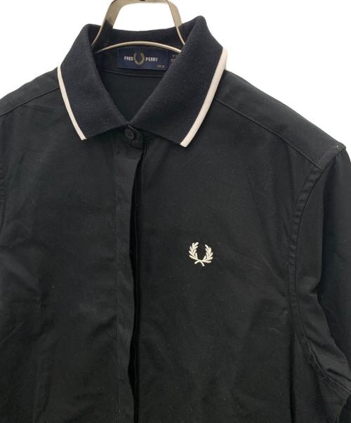 FRED PERRY（フレッドペリー）FRED PERRY (フレッドペリー) シャツドレス ブラック サイズ:ｓの古着・服飾アイテム