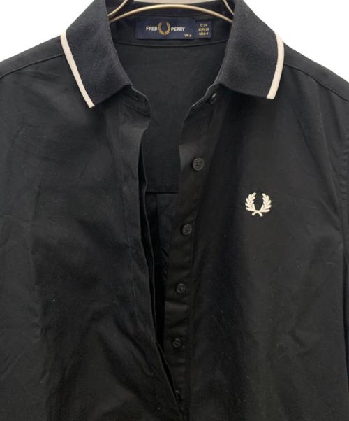 FRED PERRY（フレッドペリー）FRED PERRY (フレッドペリー) シャツドレス ブラック サイズ:ｓの古着・服飾アイテム