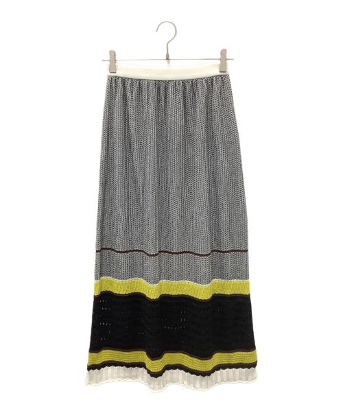 MURRAL（ミューラル）MURRAL (ミューラル) スカート ブラック×ホワイト サイズ:Ｓの古着・服飾アイテム