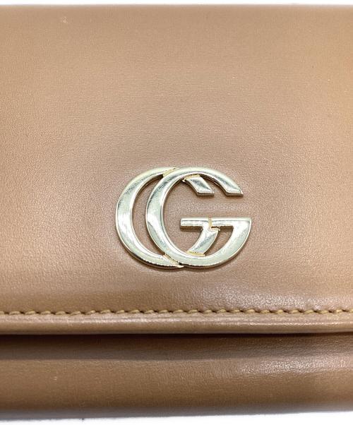 GUCCI（グッチ）GUCCI (グッチ) 長財布 ブラウンの古着・服飾アイテム