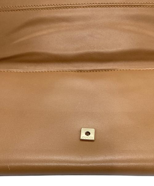 GUCCI（グッチ）GUCCI (グッチ) 長財布 ブラウンの古着・服飾アイテム