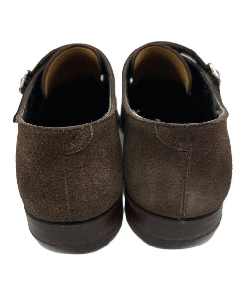 Crockett & Jones（クロケット＆ジョーンズ）Crockett & Jones (クロケット＆ジョーンズ) ダブルモンクストラップシューズ ブラウン サイズ:27.5cmの古着・服飾アイテム