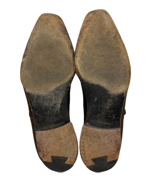 Crockett & Jones（クロケット＆ジョーンズ）Crockett & Jones (クロケット＆ジョーンズ) ダブルモンクストラップシューズ ブラウン サイズ:27.5cmの古着・服飾アイテム