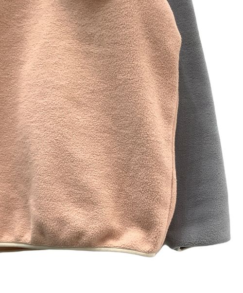 Patagonia（パタゴニア）Patagonia (パタゴニア) シンチラ・スナップT・プルオーバー ベージュ×グレー×ピンク サイズ:XSの古着・服飾アイテム