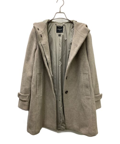 Max Mara WEEK END LINE（マックスマーラ ウイークエンドライン）MAX MARA WEEK END LINE (マックスマーラ ウイークエンドライン) フーデッドコート グレー サイズ:Ｓの古着・服飾アイテム