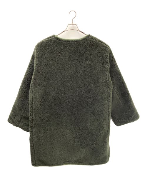 NAF（ナフ）NAF (ナフ) ミリタリーボアコート グリーン×グレー サイズ:Ｓの古着・服飾アイテム