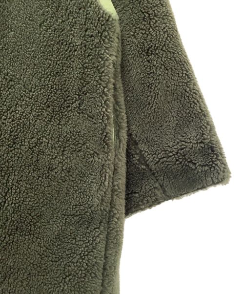 NAF（ナフ）NAF (ナフ) ミリタリーボアコート グリーン×グレー サイズ:Ｓの古着・服飾アイテム