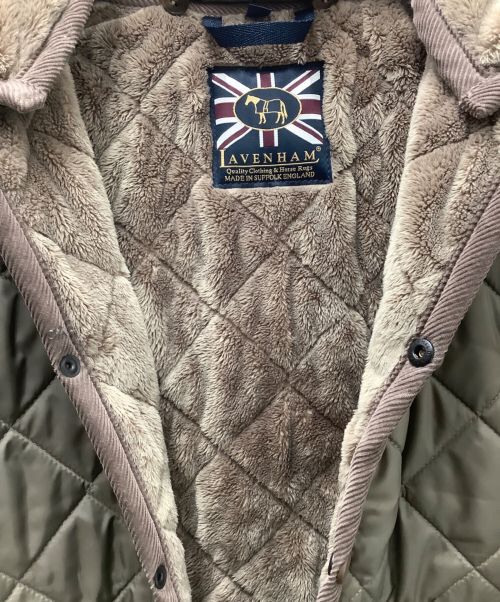 LAVENHAM（ラベンハム）LAVENHAM (ラベンハム) キルティングコート ベージュ サイズ:Ｍの古着・服飾アイテム