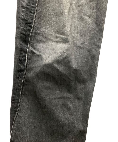 stein（シュタイン）stein (シュタイン) ワイドテーパードデニムパンツ グレー サイズ:Ｓの古着・服飾アイテム