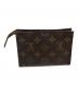 LOUIS VUITTON (ルイ ヴィトン) ポーチ ブラウン：7000円