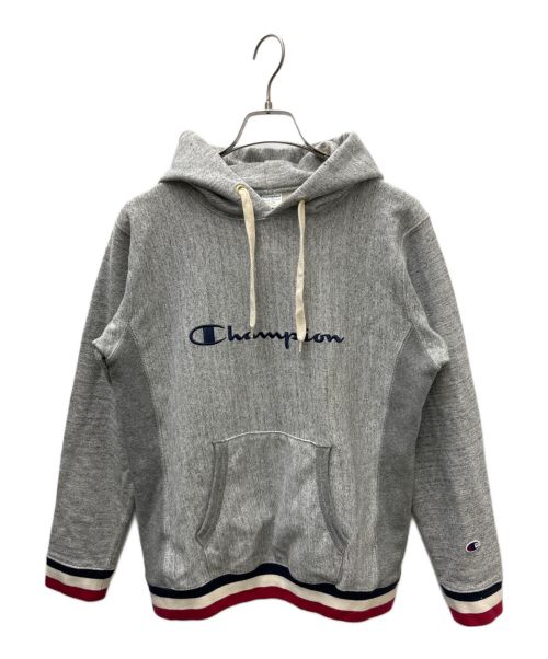 Champion（チャンピオン）Champion (チャンピオン) プルオーバーパーカー グレー サイズ:Ｍの古着・服飾アイテム