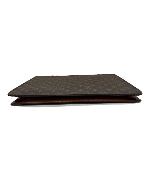 LOUIS VUITTON（ルイ ヴィトン）LOUIS VUITTON (ルイ ヴィトン) ポルトドキュマン　ショルダーストラップ欠品 ブラウンの古着・服飾アイテム