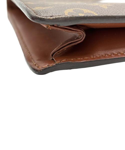 LOUIS VUITTON（ルイ ヴィトン）LOUIS VUITTON (ルイ ヴィトン) ポルトドキュマン　ショルダーストラップ欠品 ブラウンの古着・服飾アイテム