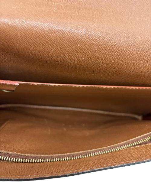 LOUIS VUITTON（ルイ ヴィトン）LOUIS VUITTON (ルイ ヴィトン) ポルトドキュマン　ショルダーストラップ欠品 ブラウンの古着・服飾アイテム