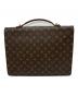 LOUIS VUITTON (ルイ ヴィトン) ポルトドキュマン　ショルダーストラップ欠品 ブラウン：30000円