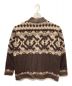 KENZO (ケンゾー) ニット ブラウン×ベージュ サイズ:FREE：8000円