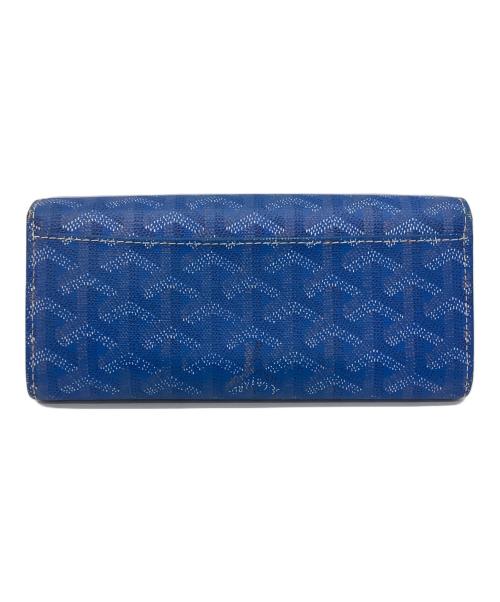 GOYARD（ゴヤール）GOYARD (ゴヤール) フラップロングウォレット ブルーの古着・服飾アイテム