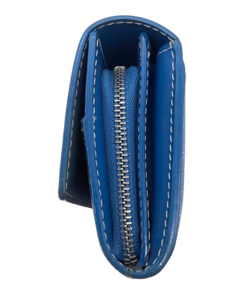 GOYARD（ゴヤール）GOYARD (ゴヤール) フラップロングウォレット ブルーの古着・服飾アイテム
