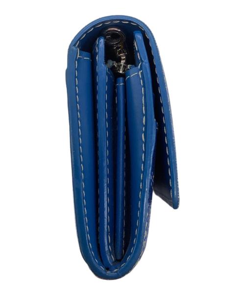 GOYARD（ゴヤール）GOYARD (ゴヤール) フラップロングウォレット ブルーの古着・服飾アイテム