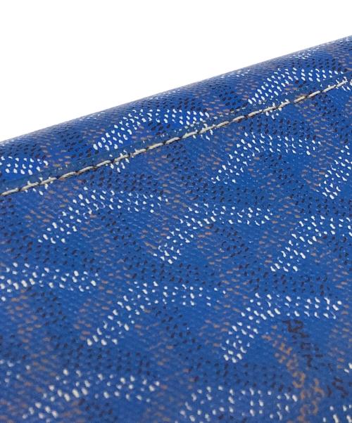 GOYARD（ゴヤール）GOYARD (ゴヤール) フラップロングウォレット ブルーの古着・服飾アイテム