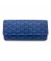 GOYARD（ゴヤール）の古着「フラップロングウォレット」｜ブルー