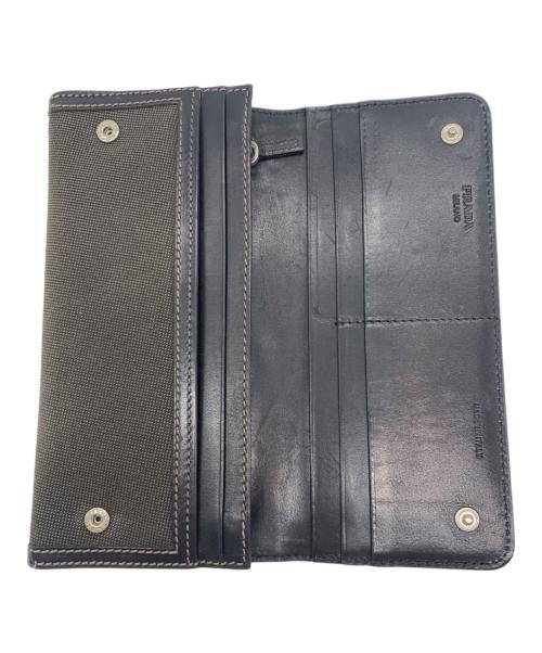 PRADA（プラダ）PRADA (プラダ) 長財布 ブラウンの古着・服飾アイテム