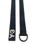 Y-3 (ワイスリー) Dリングベルト ブラック：5000円