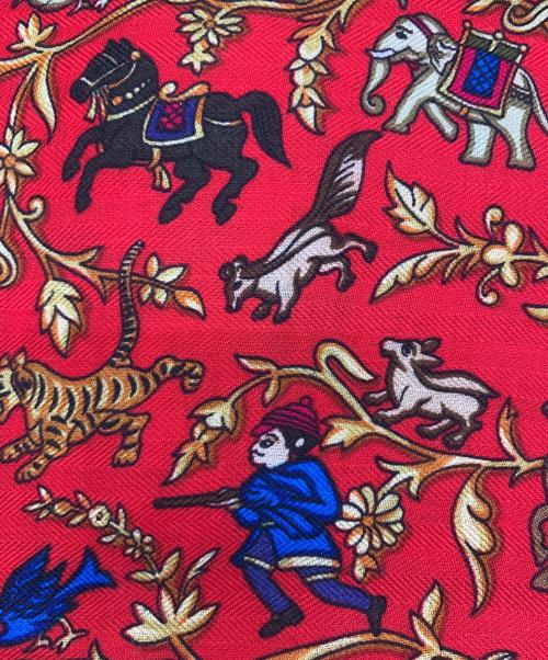 HERMES（エルメス）HERMES (エルメス) カレジェアン　カレ140 ブラウンの古着・服飾アイテム