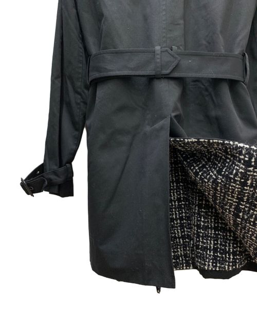 Saint Laurent Paris（サンローランパリ）Saint Laurent Paris (サンローランパリ) トレンチコート ブラック サイズ:Ｍの古着・服飾アイテム