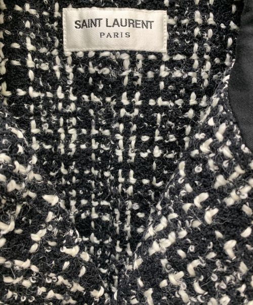 Saint Laurent Paris（サンローランパリ）Saint Laurent Paris (サンローランパリ) トレンチコート ブラック サイズ:Ｍの古着・服飾アイテム