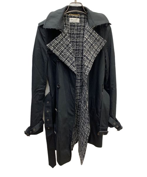 Saint Laurent Paris（サンローランパリ）Saint Laurent Paris (サンローランパリ) トレンチコート ブラック サイズ:Ｍの古着・服飾アイテム