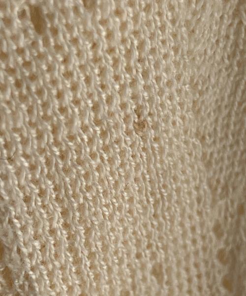 PRADA（プラダ）PRADA (プラダ) ラウンドネックニット ベージュ サイズ:42の古着・服飾アイテム