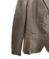 中古・古着 BOSS HUGO BOSS (ボス ヒューゴボス) ラムレザージャケット ブラウン サイズ:Ｍ：6000円