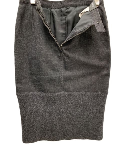 CHANEL（シャネル）CHANEL (シャネル) デニム切替スカート グレー サイズ:SIZE 36の古着・服飾アイテム