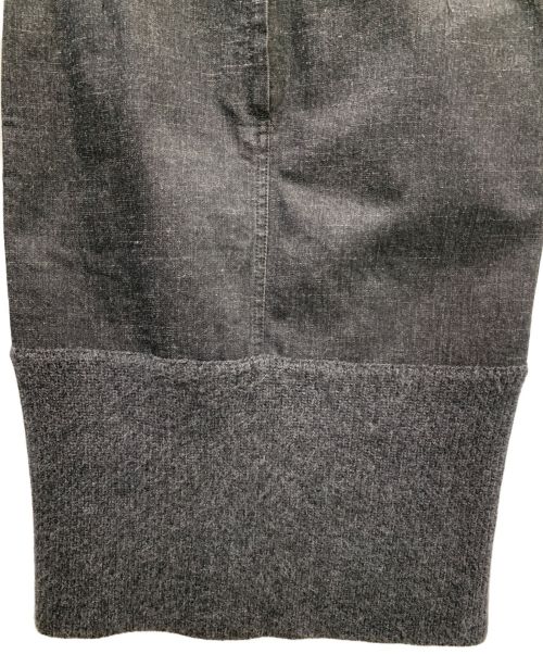 CHANEL（シャネル）CHANEL (シャネル) デニム切替スカート グレー サイズ:SIZE 36の古着・服飾アイテム