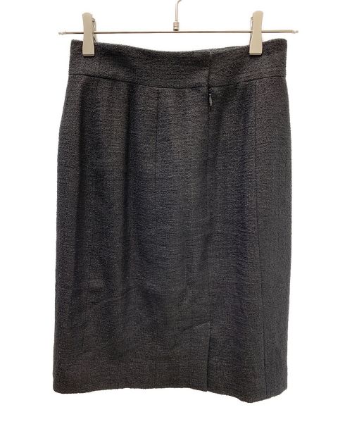 CHANEL（シャネル）CHANEL (シャネル) ココマークツイードスカート ブラック サイズ:SIZE 36の古着・服飾アイテム