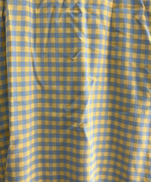 GIVENCHY（ジバンシィ）GIVENCHY (ジバンシィ) ノースリーブワンピース ブルー×イエロー サイズ:10号の古着・服飾アイテム