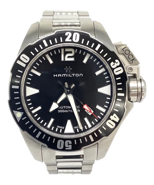 HAMILTON（ハミルトン）HAMILTON (ハミルトン) HAMILTON（ハミルトン）カーキ オープンウォーター H776050　 ブラックの古着・服飾アイテム