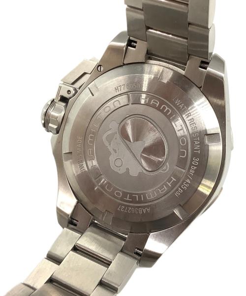 HAMILTON（ハミルトン）HAMILTON (ハミルトン) HAMILTON（ハミルトン）カーキ オープンウォーター H776050　 ブラックの古着・服飾アイテム